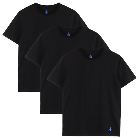 Charlie's Black Tee - 3 Pack