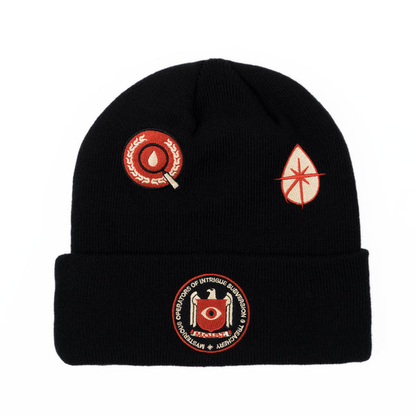 ★BADBLOOD ★ LION PATCH BEANIE Rasta Lion Black Beanie – Sunshine Daydream