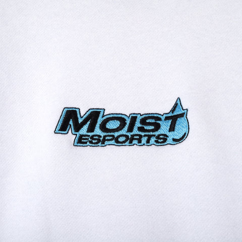 Moist Esports White Hoodie